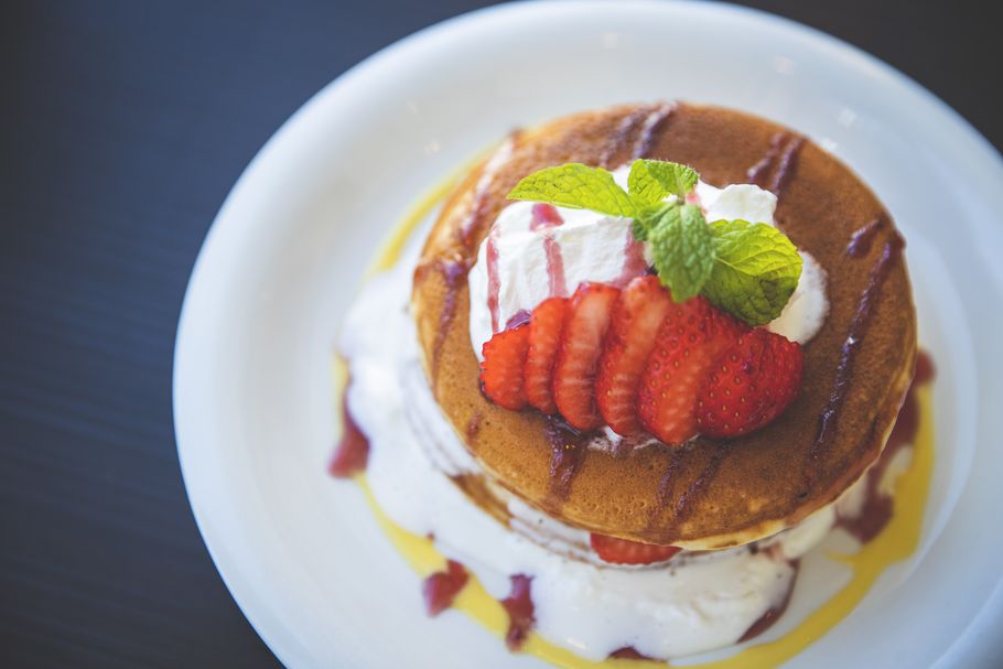 アッツアツのパンケーキ、じゅわっとメープル。　代官山、パンケーキカフェクローバーズで踊る♪