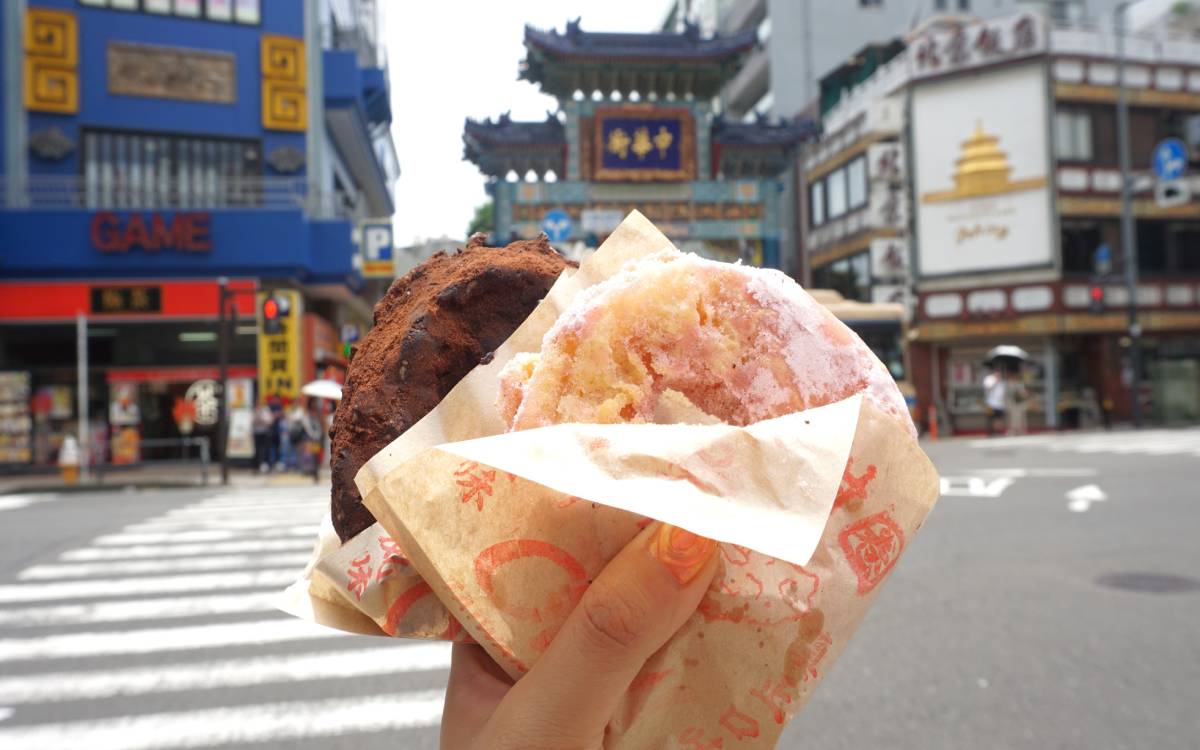 横浜中華街の新食べ歩きスイーツ「台湾ドーナツ oh!!」