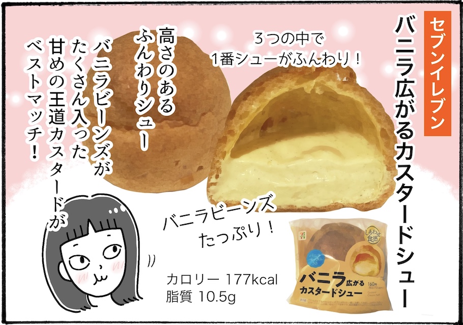 どれが好み？大手コンビニ3社のシュークリームを実食【アラフォー主婦の“我慢しなくていい”お菓子】vol.89