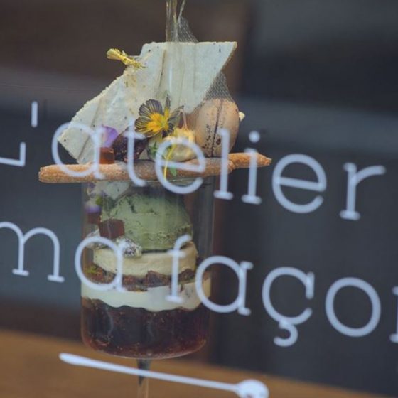 上野毛、ラトリエアマファソンで今食べられる“黒いちじく”、“金柑”のパフェ