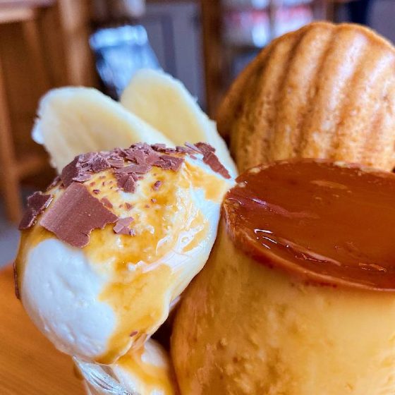 人気珈琲店「Kondo Coffee Stand」が作り出す超可愛いプリンパフェ（埼玉県新座市）