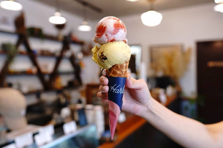 オシャレな神戸によく似合う！全て手作りにこだわったアイスクリーム店『Harlow ICE CREAM』で、体にも優しいアイスクリーム