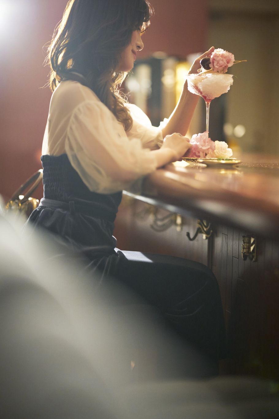 鈴木セイラの「金曜日、大人な夜のデザート」vol.01 こっそり教えたい大人の隠れ家「BAR CENTIFOLIA」のノンアルデザートカクテル（麻布十番）