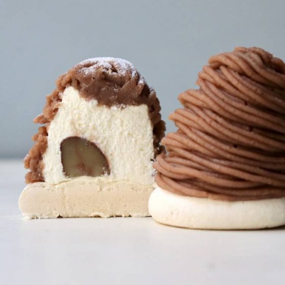 【ピエール マルコリーニ 銀座本店】　チョコモンブランが絶品すぎる、秋の新作モンブランを食べ比べ＆断面比べ