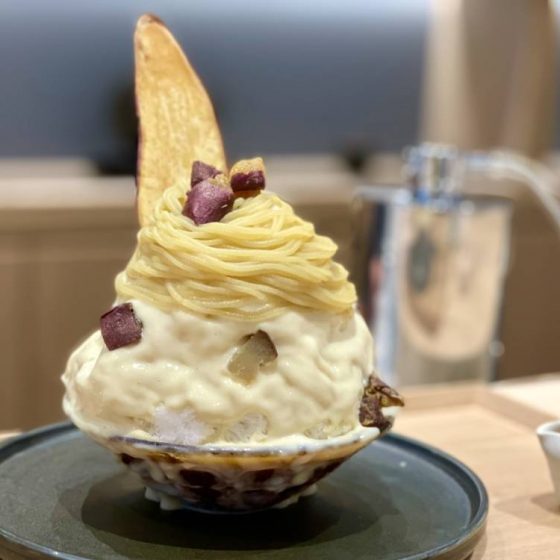 麻布十番「望月」で“かき氷なモンブラン”。焼き芋とコーヒーの組み合わせが絶品！