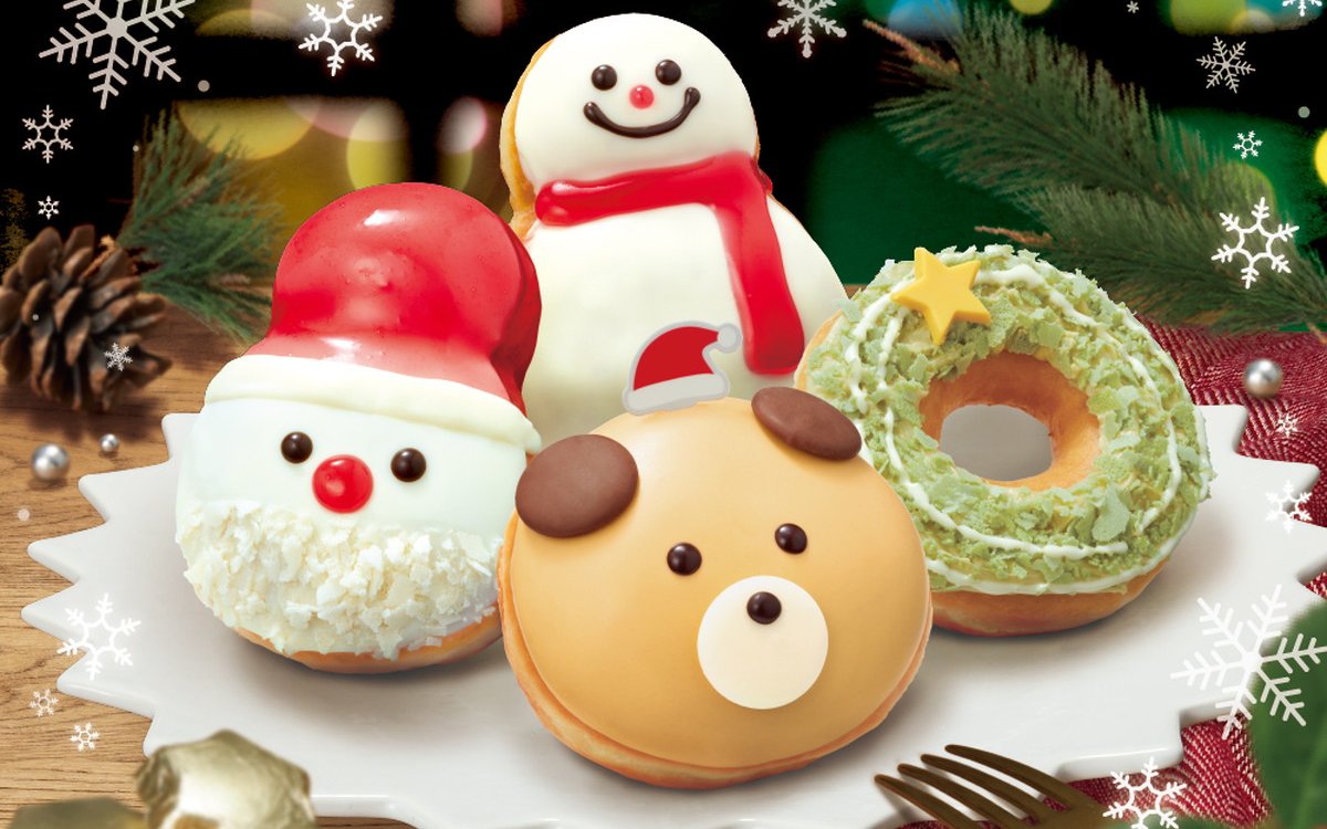 「クリスピー・クリーム・ドーナツ」クリスマス限定ドーナツ全５種類を解説！