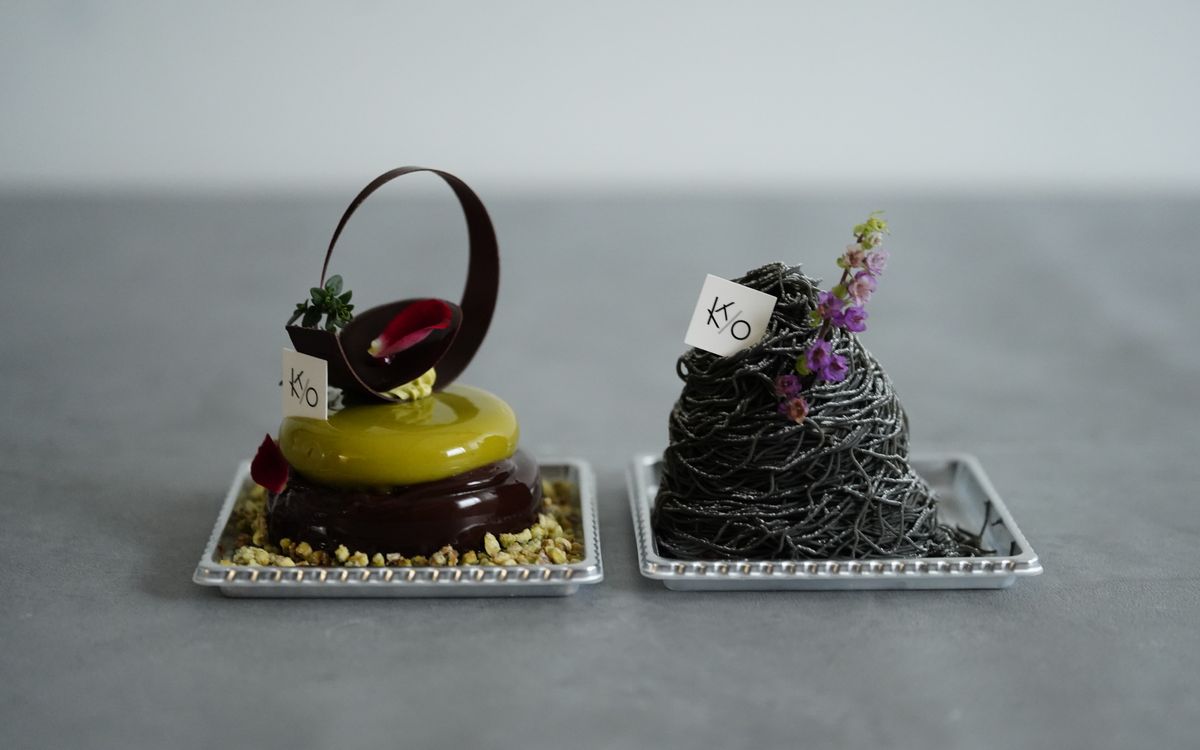 話題の新店が魅せる黒いモンブラン『Pâtisserie Kyohei Mikami』(上野毛)和を取り入れたアーティスティックなケーキ ...