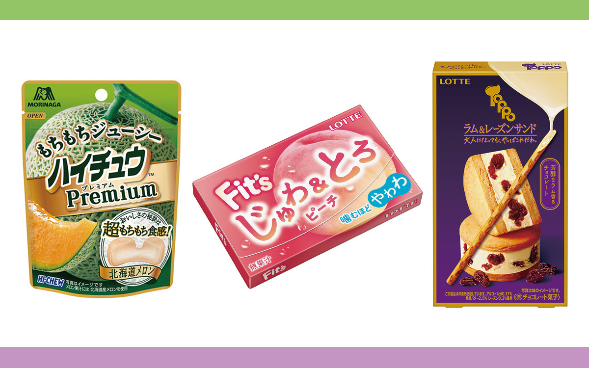 春のコンビニスイーツ速報♡定番おかしのフルーツ味がおいしすぎる「ハイチュウ」「トッポ」「Fit’ｓ」