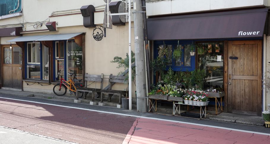 花屋とカフェ、別々だけど店名は同じ。江古田の癒し空間『ネコカヴリーノ』を取材、2人の転職ストーリー。花屋『ネコカヴリーノ』にカフェができるまで
