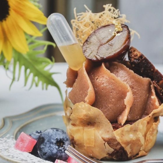 モンブランの中にイチジク「bonbons créatifs」（南新宿）ケーキと焼き菓子とパンの話題の新店