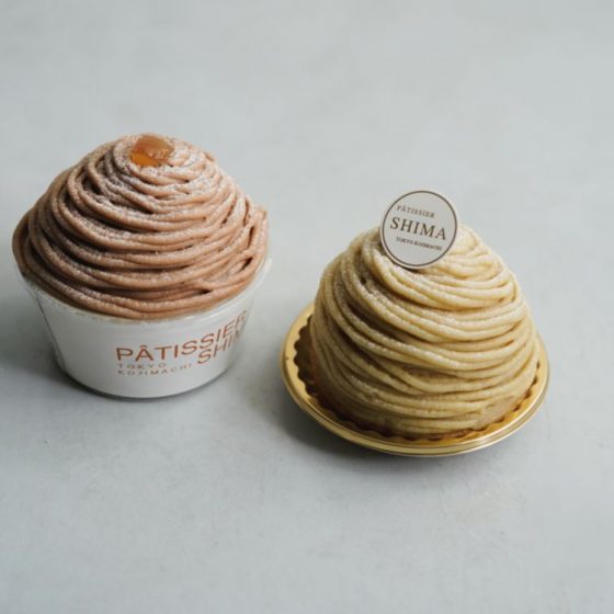 「パティシエ・シマ(PATISSIER SHIMA)」（麹町）スペシャリテ「クレーム アンジュ」の秘密と麗しの洋栗と和栗のモンブラン