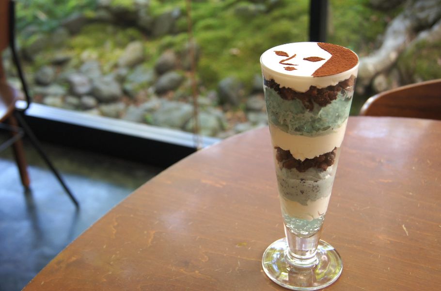 「よーじやカフェ」（京都・嵐山)からチョコミン党への挑戦状！?50倍スースーするチョコミントパフェを攻略せよ！