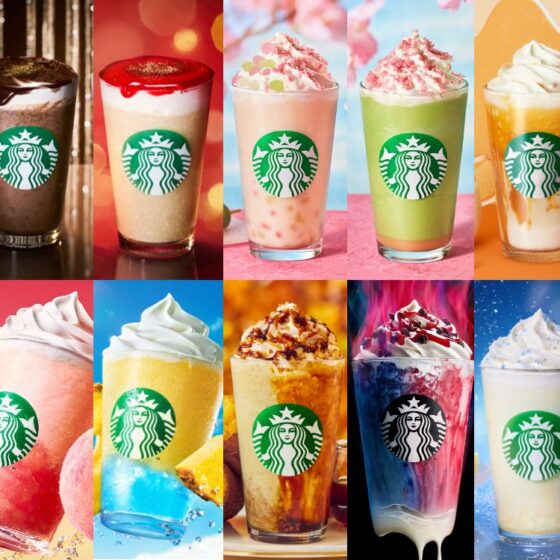 2024年スターバックスのフラペチーノ®新作は何種類？全メニューを一挙振り返り！