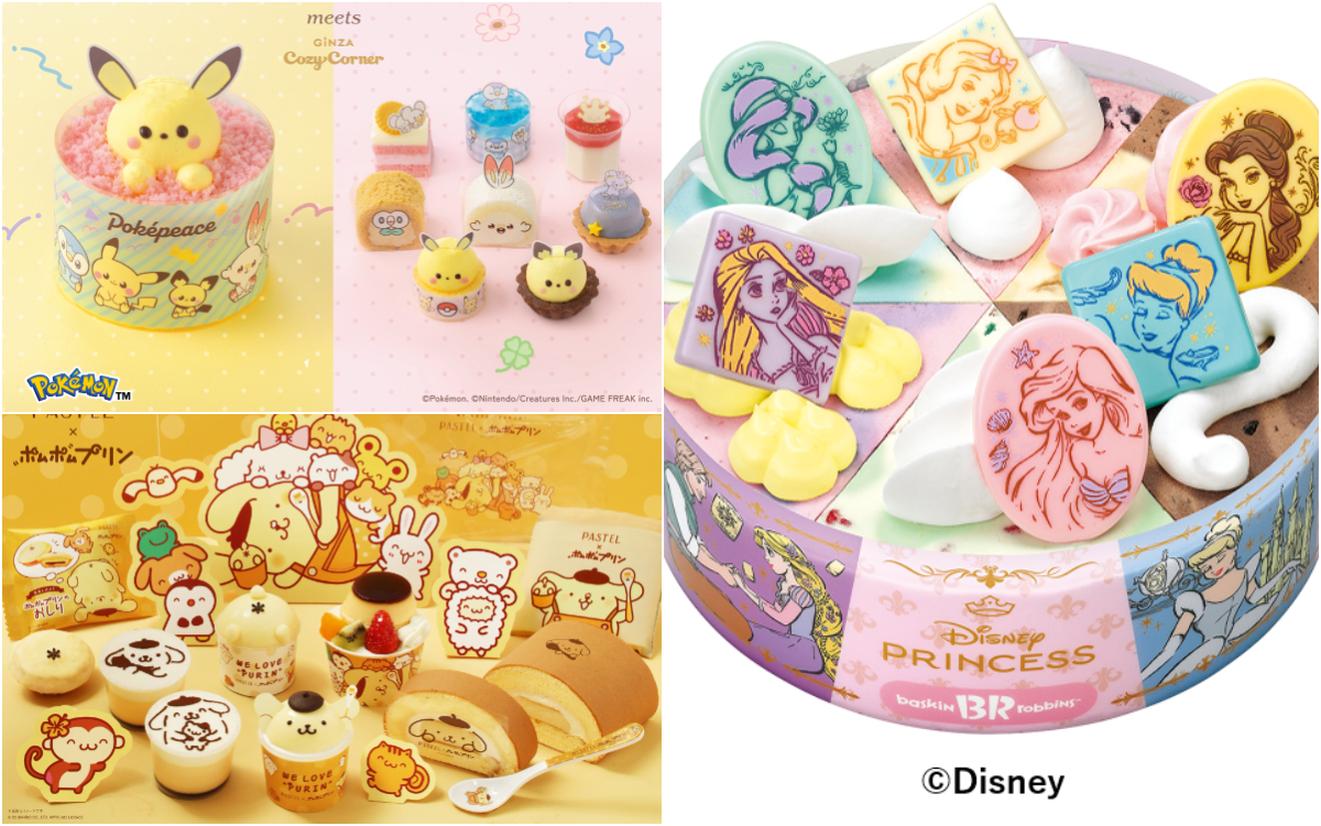 【ポケモン・ディズニー・サンリオ】コラボスイーツに胸キュン！お菓子チェーン店の新作速報3選