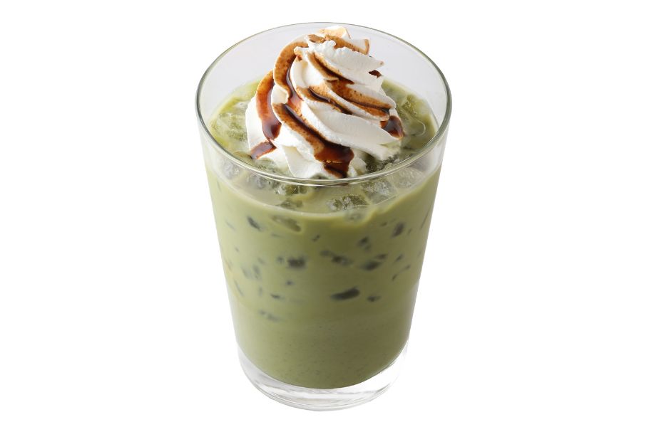 モスバーガー＆カフェの新作ドリンク「アーモンドミルクの黒糖抹茶ラテ」