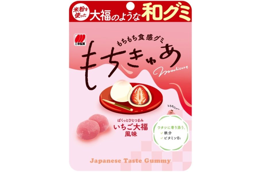 「もちきゅあ　いちご大福風味」