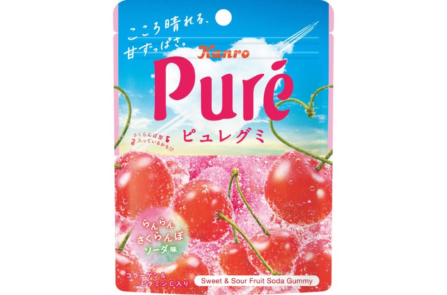 「ピュレグミ らんらんさくらんぼソーダ」