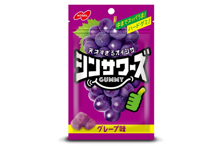 「シンサワーズグミ　グレープ味」