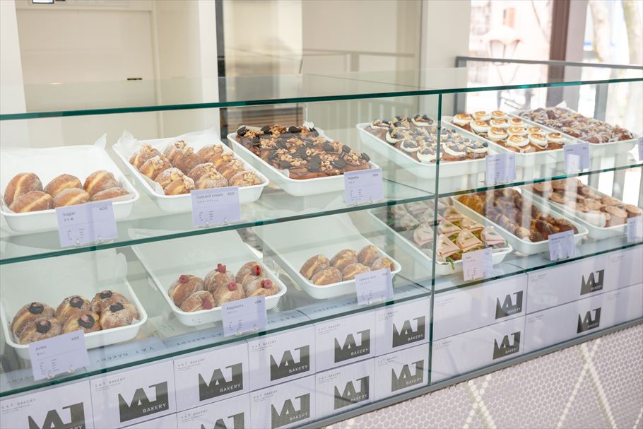 VAT BAKERYのショーケース