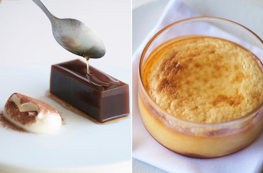 Mr. CHEESECAKE GINZA SIX店で楽しめるデザートコースの3、4皿目