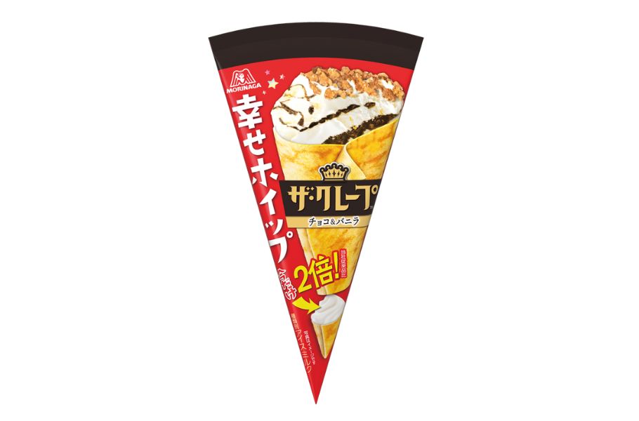 「ザ・クレープ＜チョコ＆バニラ＞幸せホイップ2倍」