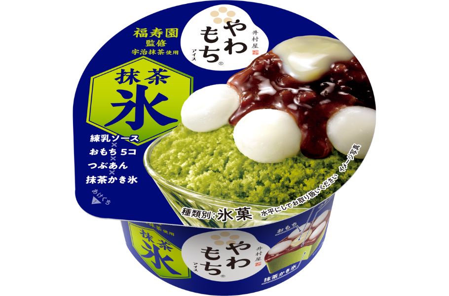 「やわもちアイス 抹茶氷」