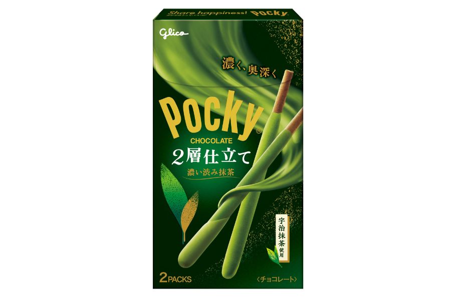 「ポッキー2層仕立て＜濃い渋み抹茶＞」
