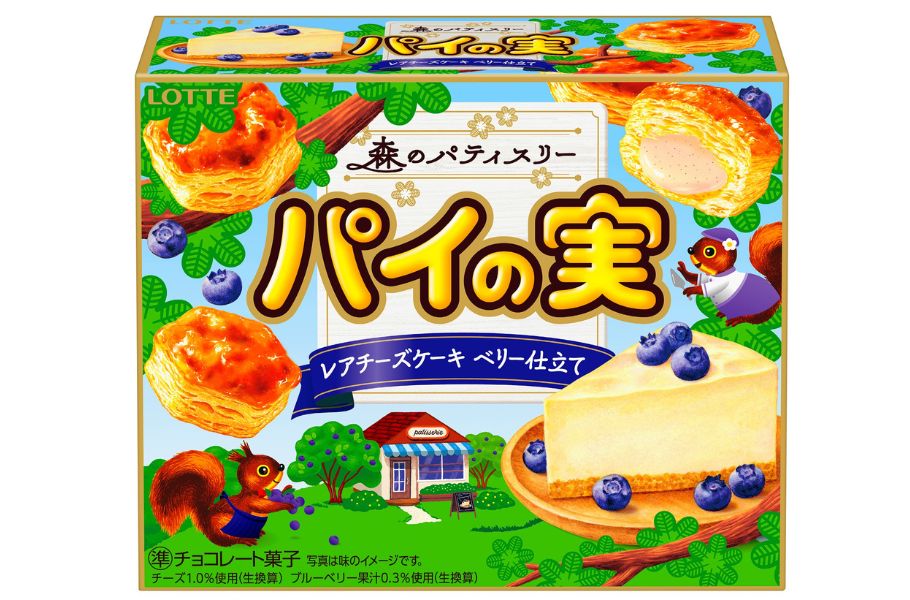 「パイの実＜レアチーズケーキ ベリー仕立て＞」