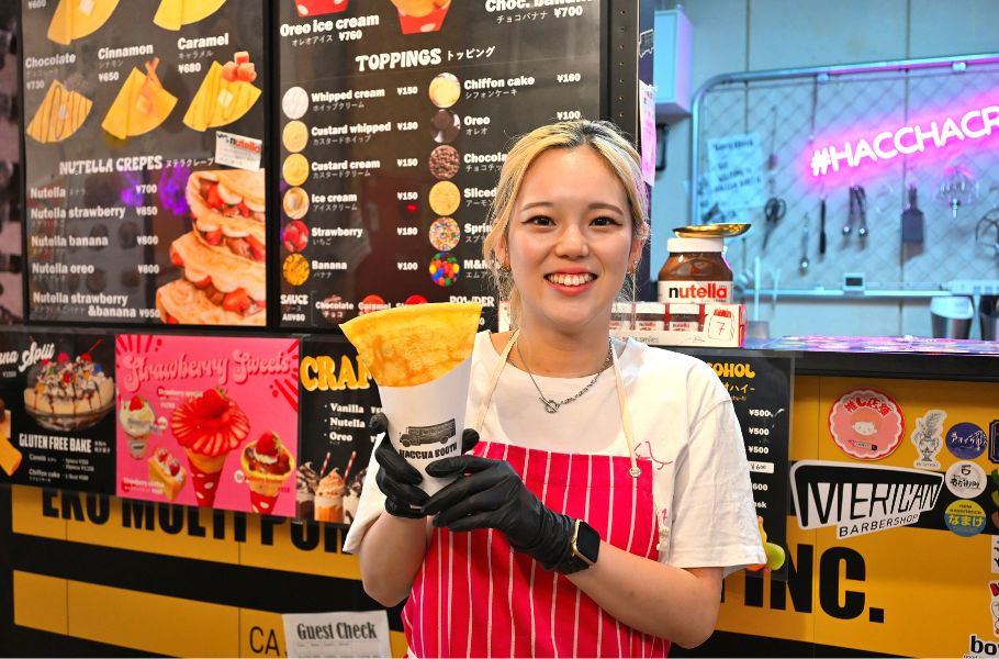 大阪・本町でじわじわ話題！グルテンフリー×アメリカンな映えクレープ専門店「HACCHA BOOTH（ハッチャブース）」