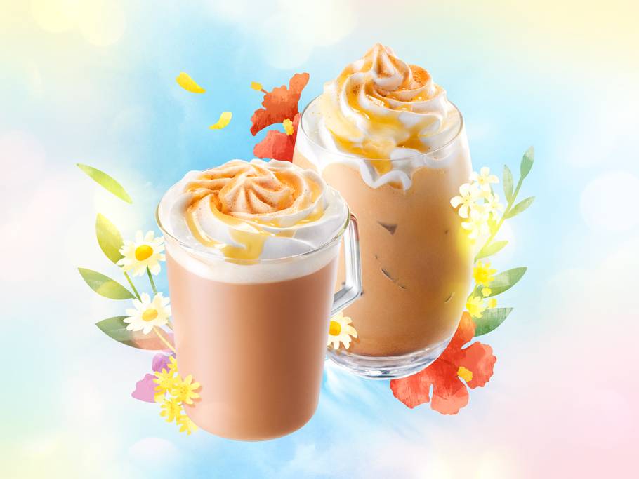 人気カフェチェーン店の2025年初夏の新作ドリンク。ひんやり×さっぱり or ひんやり×こってり、どちらがお好み？