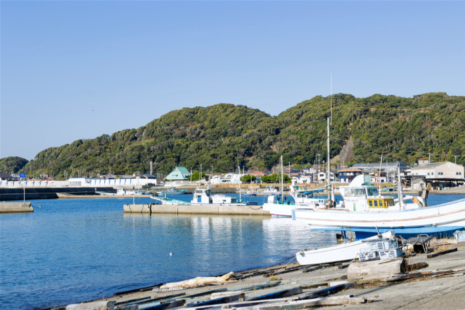 千葉県富津市金谷の漁港