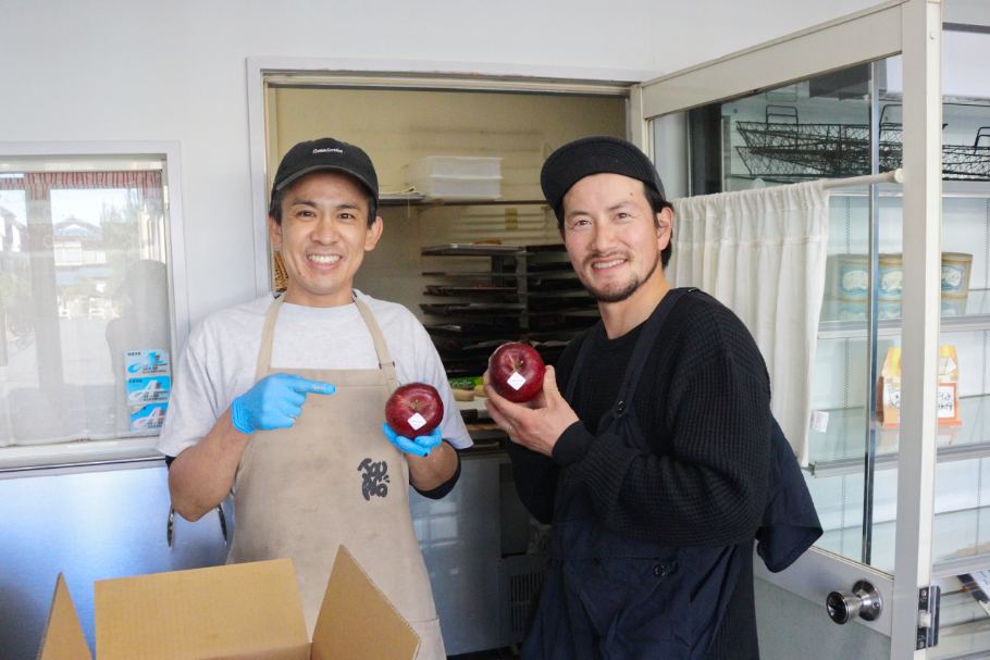 JOURS加藤さんと宮下果樹園の宮下さん