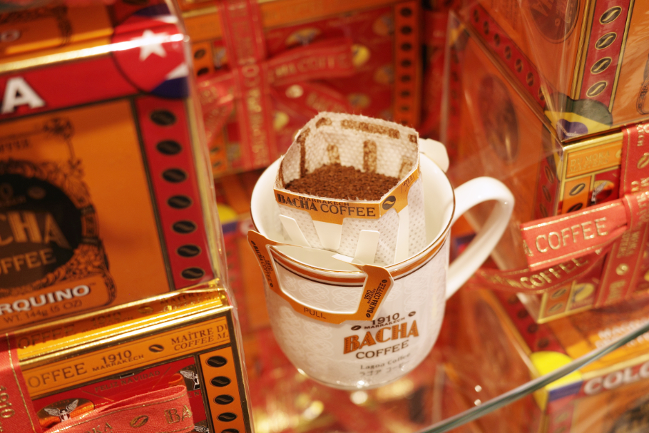 Bacha Coffeeのコーヒーの試香