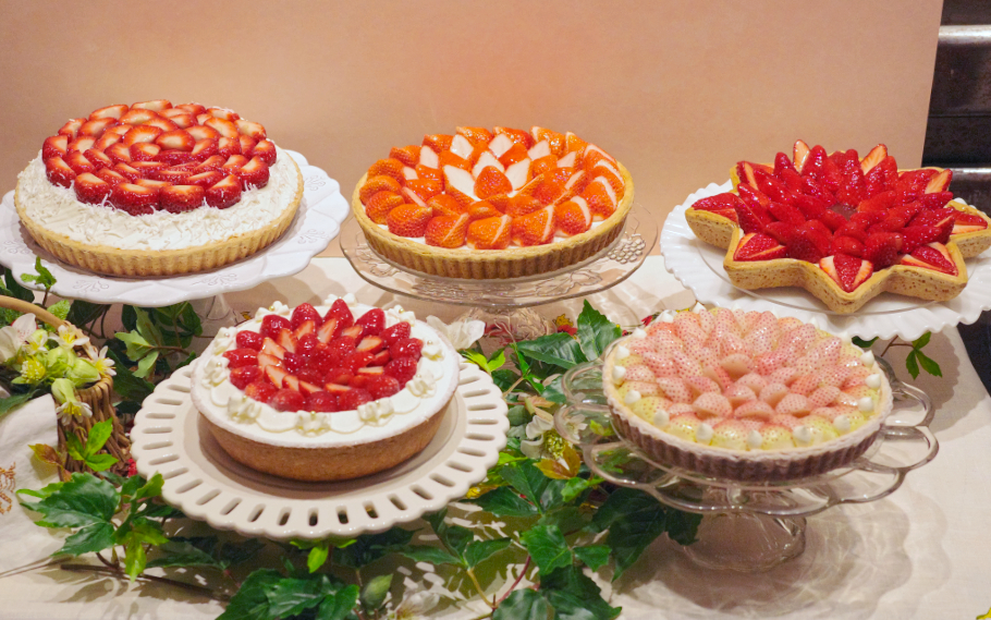 2026 VERY STRAWBERRYで販売するイチゴタルト