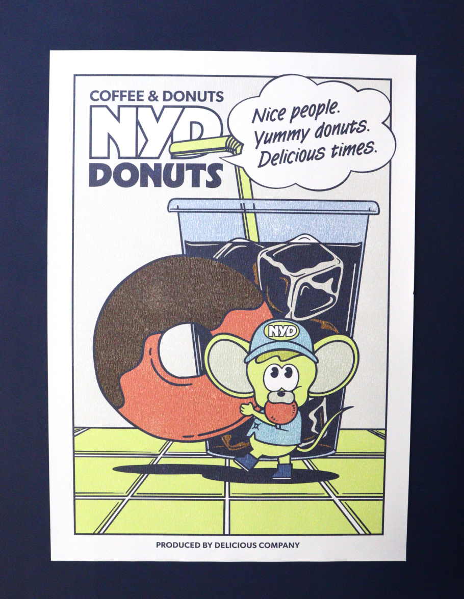 NYD DONUTSのポスター