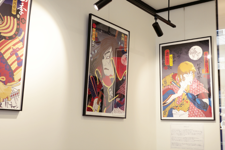 Maison Zack Japanの店内に飾られているNEO日本画