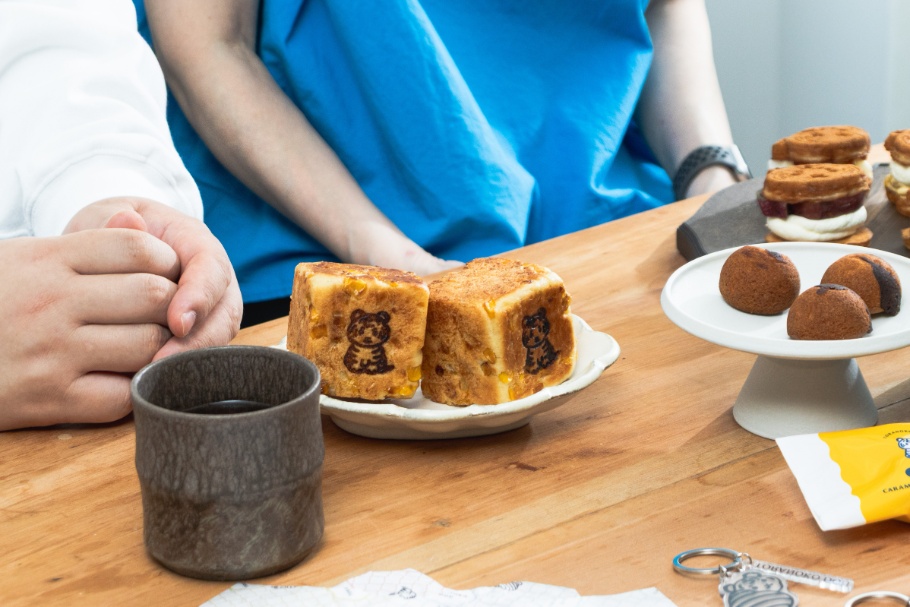 沖縄の「くんじゃんコーン」を使ったコーンパン